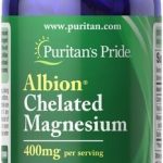 Albion Chelated Magnesium 400mg.- 100caps