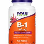B-1, Now Foods, 100 мг, 100 tabs