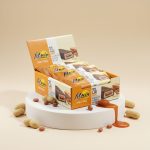 Батончик FitWin CARAMEL&PEANUTS з начинкою, БЕЗ ЦУКРУ 60 г 33%  (12 Штук)
