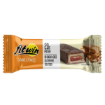 Батончик FitWin CARAMEL&PEANUTS з начинкою, БЕЗ ЦУКРУ 60 г 33%  (12 Штук) - Зображення 2