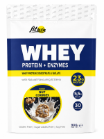 FIT WIN Whey Protein + Enzymes 900 г горіхове печіво