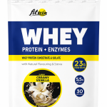 FIT WIN Whey Protein + Enzymes 900 г ваніль
