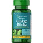 Ginkgo Biloba Standardized Extract 120mg. - 100caps