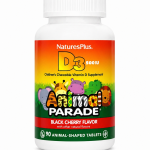 NaturesPlus Animal Parade Vitamin D3 (500 IU, Black Cherry)