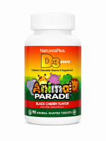 NaturesPlus Animal Parade Vitamin D3 (500 IU, Black Cherry)