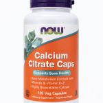 NOW Calcium Citrate Caps 120 caps