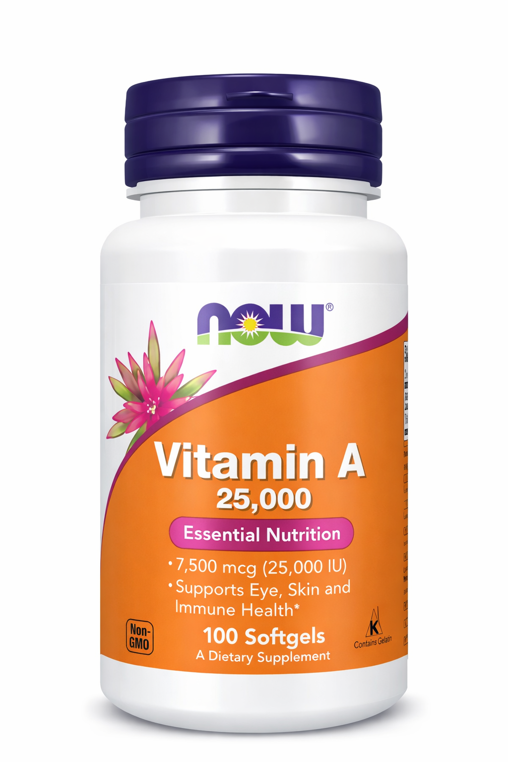 now-foods-vitamin-a-25000-iu-100-caps-29635666167897_ebe2e62f84.png NOW Foods Vitamin A 25,000 IU 100 caps - Зображення 1