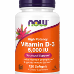 NOW Foods Vitamin D-3 5,000 IU 120 tabs