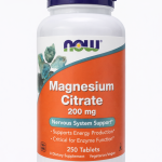 NOW Magnesium Citrate 200 mg 250 tabs