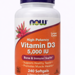NOW Vitamin D3 5000 IU 240 softgels
