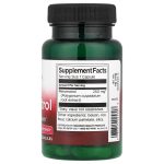 РЕСВЕРАТРОЛ 250 МГ SWANSON RESVERATROL 30 КАПСУЛ - Зображення 3