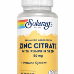 Solaray Zinc Citrate with Pumpkin Seed 50 mg 60 caps