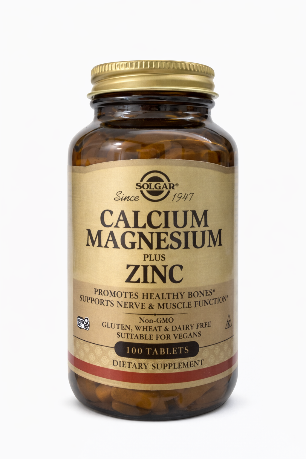 solgar-calcium-magnesium-plus-zinc-100-tabs-19856175114573_3437cc20c6.png Solgar Calcium Magnesium Plus Zinc 100 tabs - Зображення 1