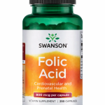 Swanson Folic Acid 800 mcg, 250 caps