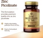 Zinc Picolinate 22 mg - 100 tab - Зображення 3